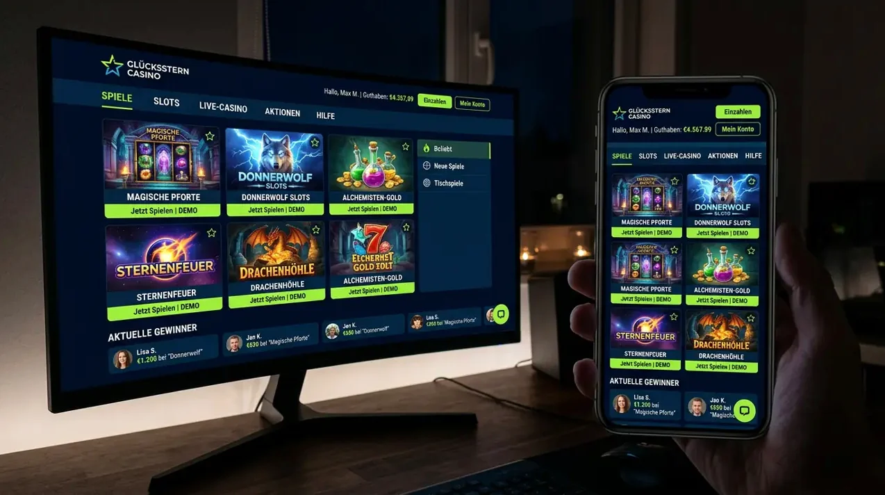 Mobiles Gaming im Webbrowser · BoaBet
